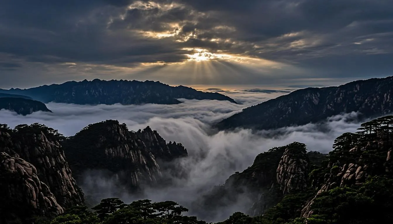 水墨山水背景